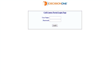 Tablet Screenshot of ccportal.decisionone.com